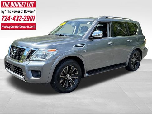 Used 2018 Nissan Armada Platinum w/ Captain Seat Package AWD/4WD image 1