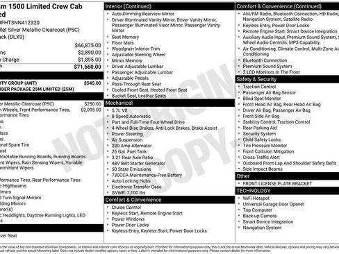 Certified 2022 RAM 1500 Limited w/ Bed Utility Group AWD/4WD image 39