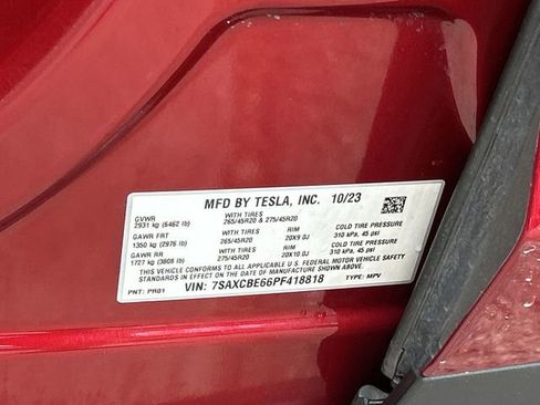 Used 2023 Tesla Model X Plaid AWD/4WD image 32