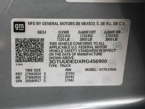 Used 2024 GMC Sierra 1500 SLT w/ SLT Convenience Package AWD/4WD image 55