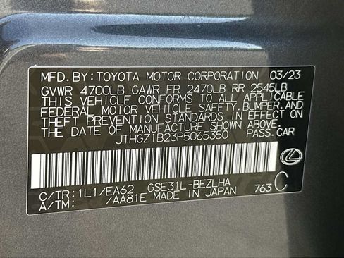 Used 2023 Lexus IS 350 F Sport w/ Memory Package RWD image 40
