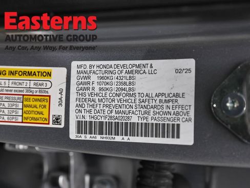 Used 2025 Honda Accord LX image 33