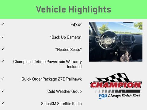 Used 2020 Jeep Cherokee Trailhawk w/ Cold Weather Group AWD/4WD image 6