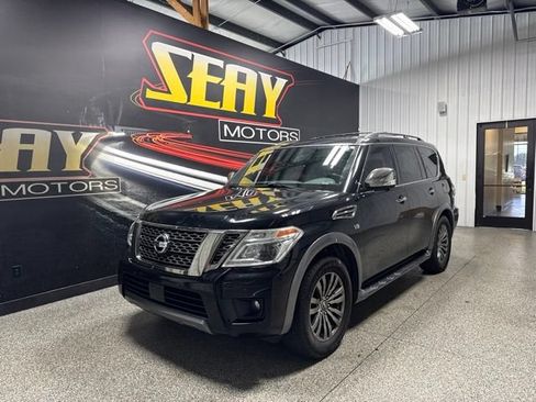 Used 2018 Nissan Armada Platinum w/ Captain Seat Package AWD/4WD image 1