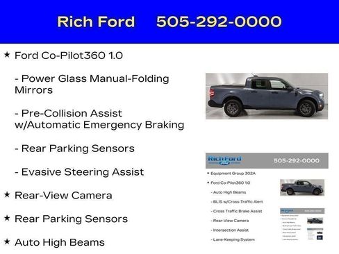 Used 2025 Ford Maverick XLT w/ Equipment Group 302A AWD/4WD image 80