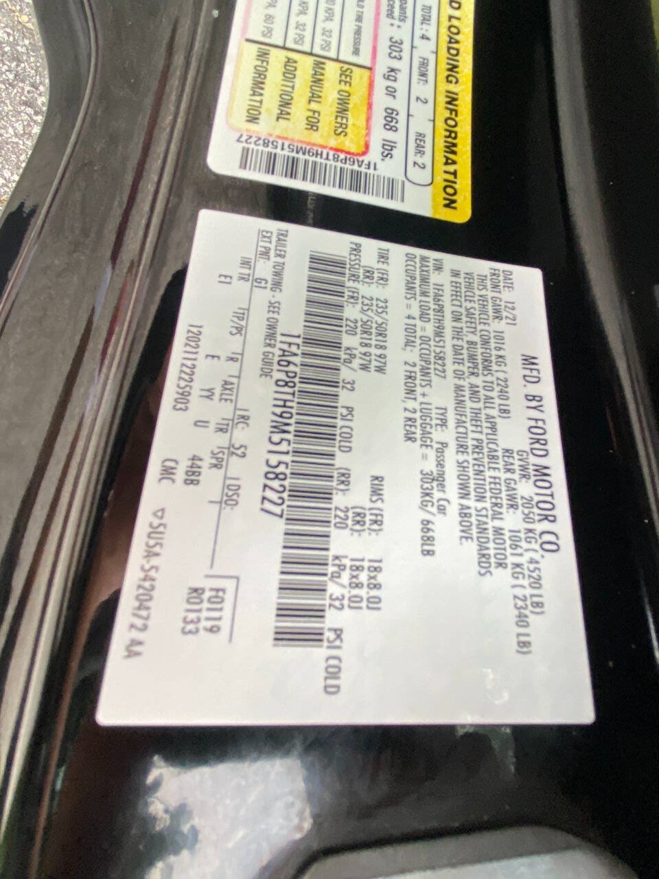 Used 2021 Ford Mustang Premium RWD image 48