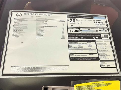 New 2026 Mercedes-Benz GLC 300 4MATIC image 18