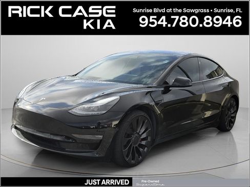 Used 2021 Tesla Model 3 Performance AWD/4WD image 1