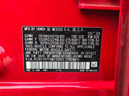 Used 2025 Honda HR-V EX-L image 33