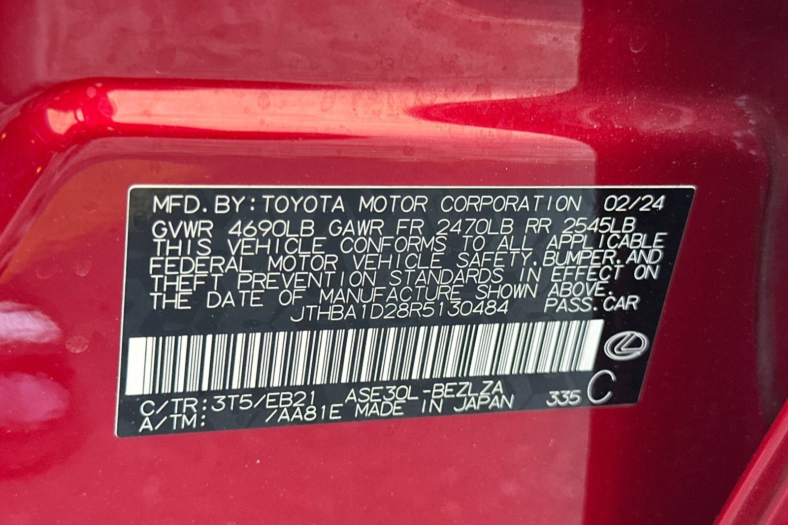Used 2024 Lexus IS 300 F Sport RWD image 28