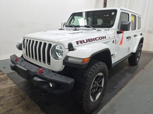 Used 2021 Jeep Wrangler Unlimited Rubicon w/ Uconnect 4C Nav & Sound Group AWD/4WD image 1