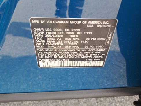 New 2026 Volkswagen Atlas SE image 35