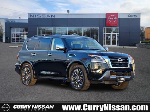 Certified 2022 Nissan Armada Platinum w/ Captain's Chairs Package image 1