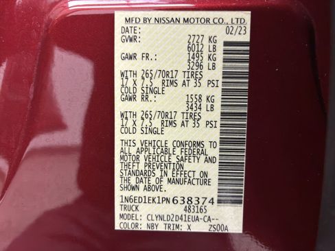 Used 2023 Nissan Frontier PRO-4X w/ Pro Convenience Package image 58