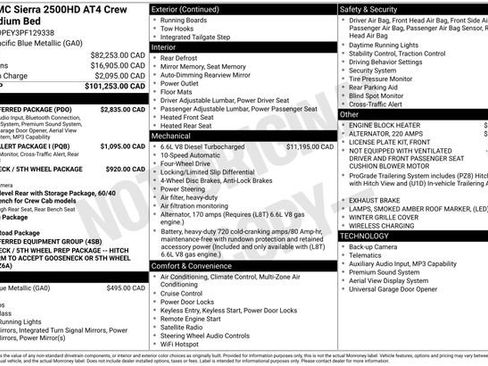 Used 2023 GMC Sierra 2500 AT4 w/ AT4 Preferred Package AWD/4WD image 1