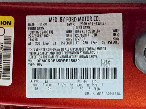 Used 2024 Ford Bronco Sport Big Bend w/ Convenience Package AWD/4WD image 31