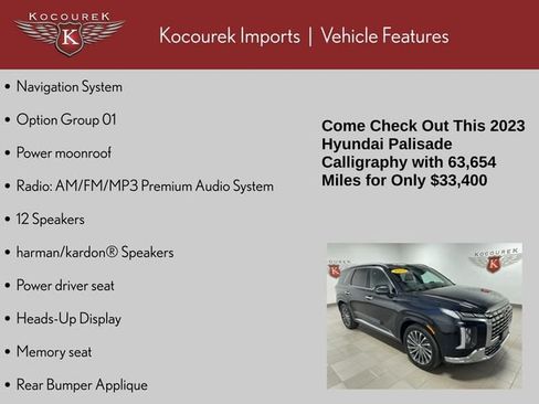 Used 2023 Hyundai Palisade Calligraphy AWD/4WD image 4