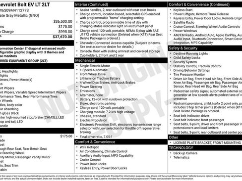 Used 2021 Chevrolet Bolt LT FWD image 11