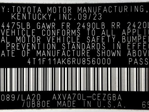 Certified 2024 Toyota Camry XLE w/ Cold Weather Package FWD image 24