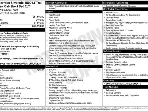 Used 2021 Chevrolet Silverado 1500 LT Trail Boss image 6