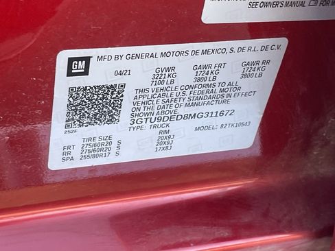 Used 2021 GMC Sierra 1500 SLT w/ SLT Premium Package image 36