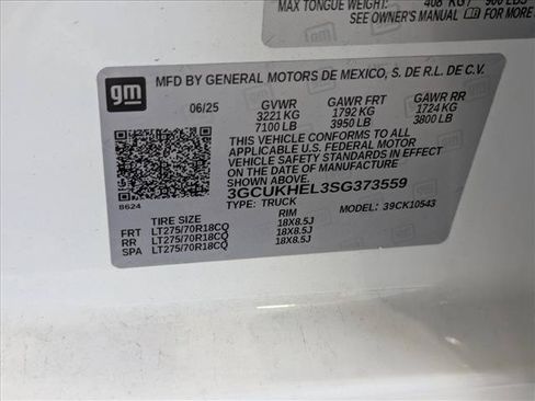 Used 2025 Chevrolet Silverado 1500 ZR2 w/ Technology Package AWD/4WD image 23