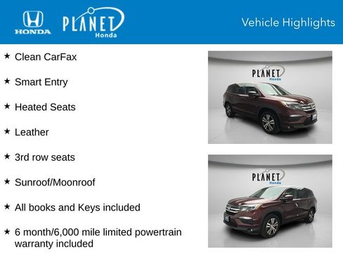 Used 2016 Honda Pilot EX-L image 4