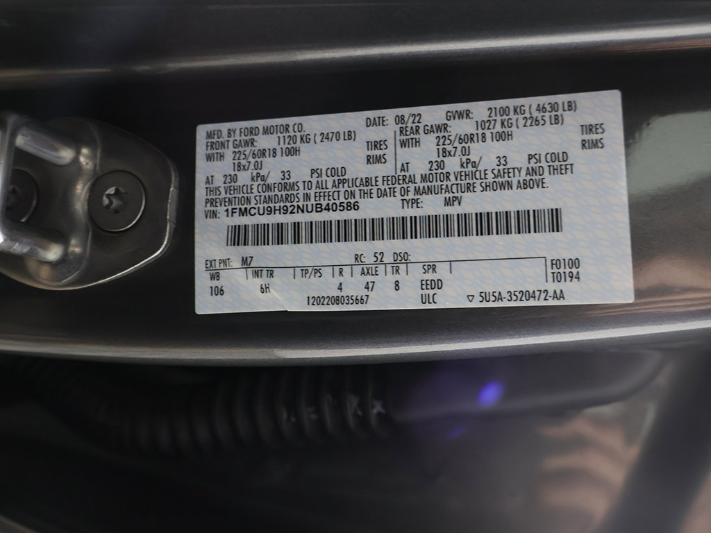Used 2022 Ford Escape SEL AWD/4WD image 50