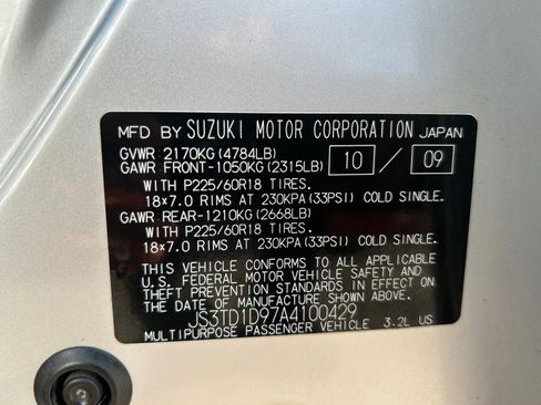 Used 2010 Suzuki Grand Vitara Limited image 30