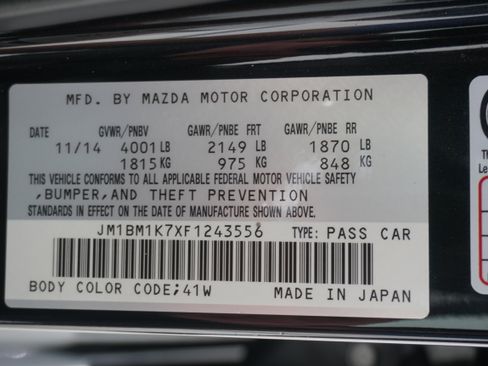 Used 2015 MAZDA MAZDA3 i Sport FWD image 24