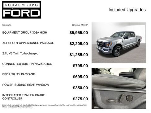 Used 2022 Ford F150 XLT w/ Equipment Group 302A High image 4