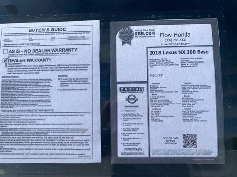 Used 2018 Lexus NX 300 AWD w/ Premium Package image 37