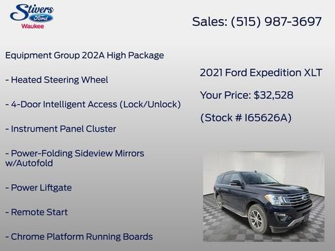 Used 2021 Ford Expedition XLT AWD/4WD image 16