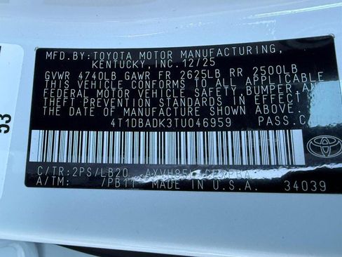 New 2026 Toyota Camry XSE AWD (Natl) image 17