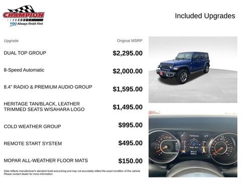 Used 2019 Jeep Wrangler Unlimited Sahara w/ Dual Top Group image 7