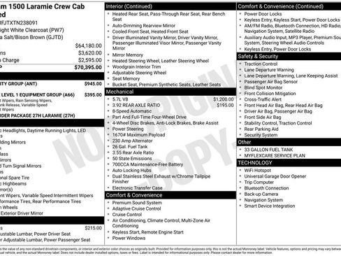 New 2026 RAM 1500 Laramie w/ Bed Utility Group image 3
