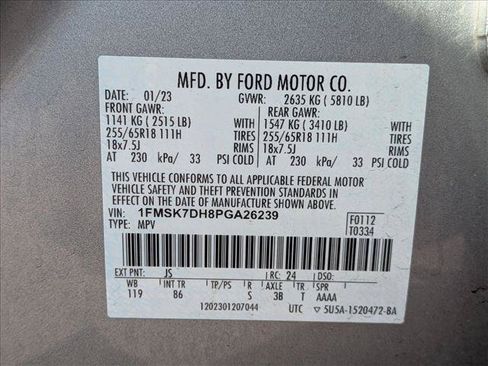 Used 2023 Ford Explorer XLT RWD image 20