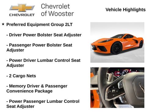Used 2022 Chevrolet Corvette Stingray Preferred Cpe w/ 2LT RWD image 2