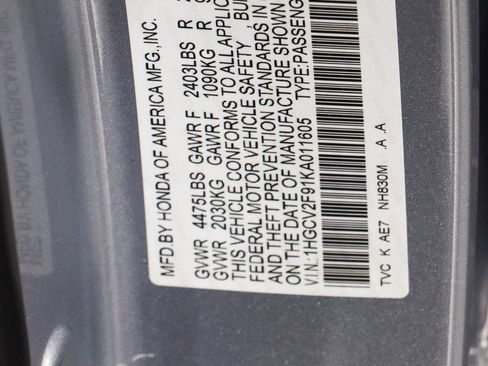 Used 2019 Honda Accord Touring image 31