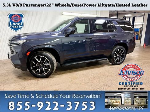 Certified 2022 Chevrolet Tahoe RST w/ Max Trailering Package image 1