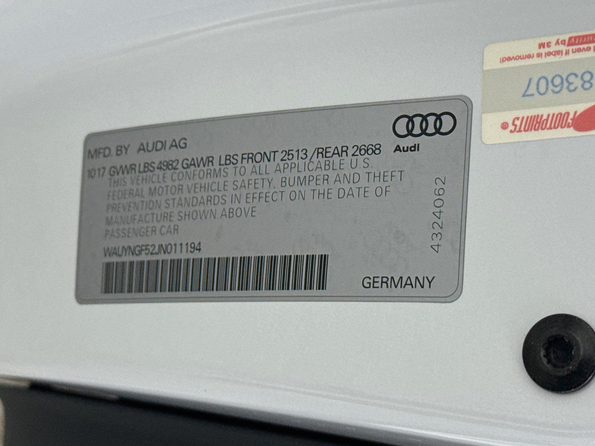Used 2018 Audi A5 2.0T Premium Plus w/ Premium Plus AWD/4WD image 31