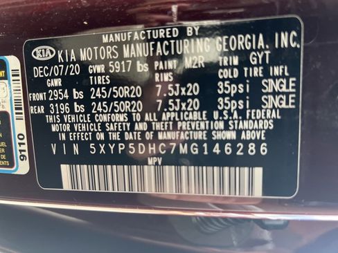 Used 2021 Kia Telluride SX w/ Nightfall Edition Package AWD/4WD image 35