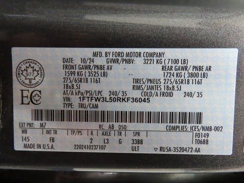 Used 2024 Ford F150 XLT w/ FX4 Off-Road Package image 74