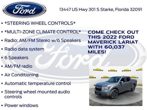 Certified 2022 Ford Maverick Lariat FWD image 15