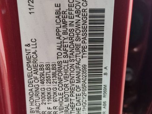 Certified 2024 Honda Accord EX-L image 29