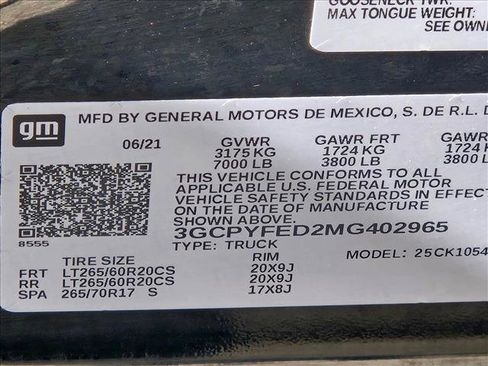 Used 2021 Chevrolet Silverado 1500 LT Trail Boss w/ Bed Protection Package image 21