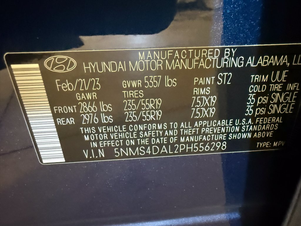 Certified 2023 Hyundai Santa Fe Limited AWD/4WD image 46