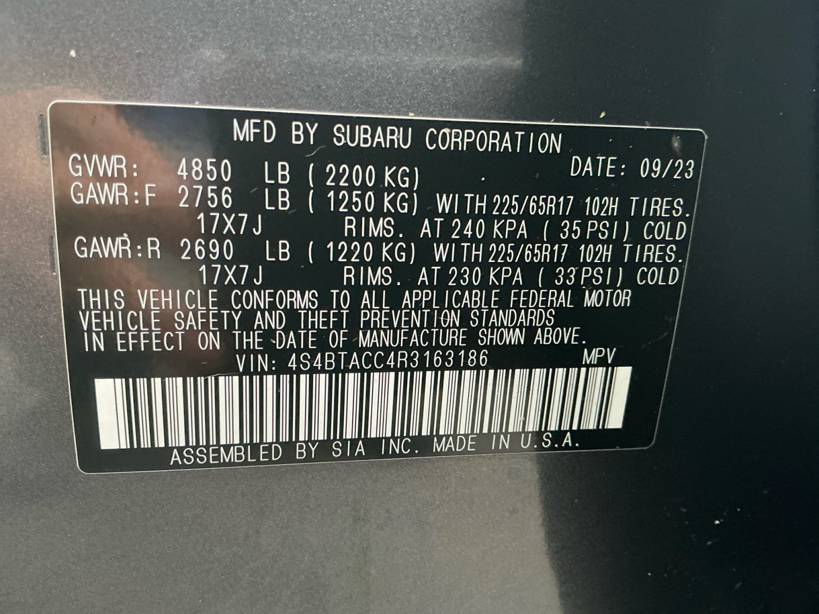 Certified 2024 Subaru Outback Premium w/ Popular Package #1A AWD/4WD image 16