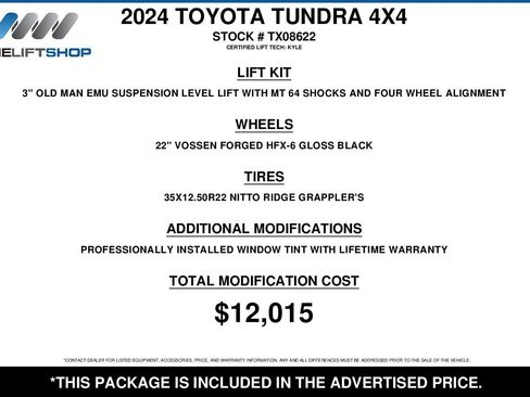 Used 2024 Toyota Tundra 1794 Edition AWD/4WD image 2