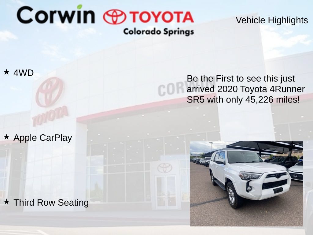 Used 2020 Toyota 4Runner SR5 AWD/4WD image 4